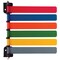 Omnimed Room ID Flag System, Std 6 Color Set (Quickly & Cleary Alert Staff to 291816 - alternate 1